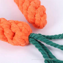Carrot bite rope pet toy dog